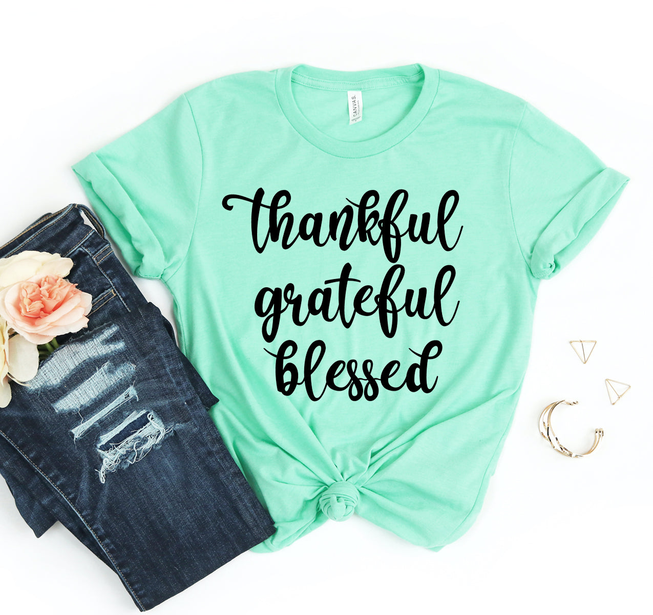 Thankful Grateful Blessed