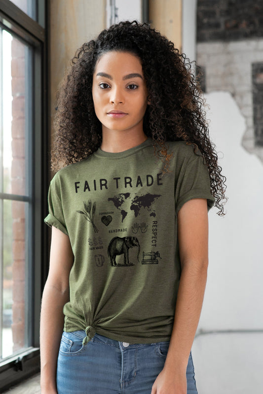 Fair Trade Icons Unisex Eco-Triblend Tee
