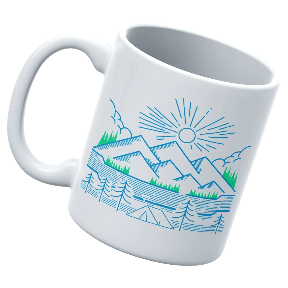 Camping Lines 11oz Mug