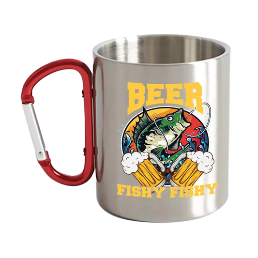 Beer Fishy Fishy 2 Carabiner Mug 12oz