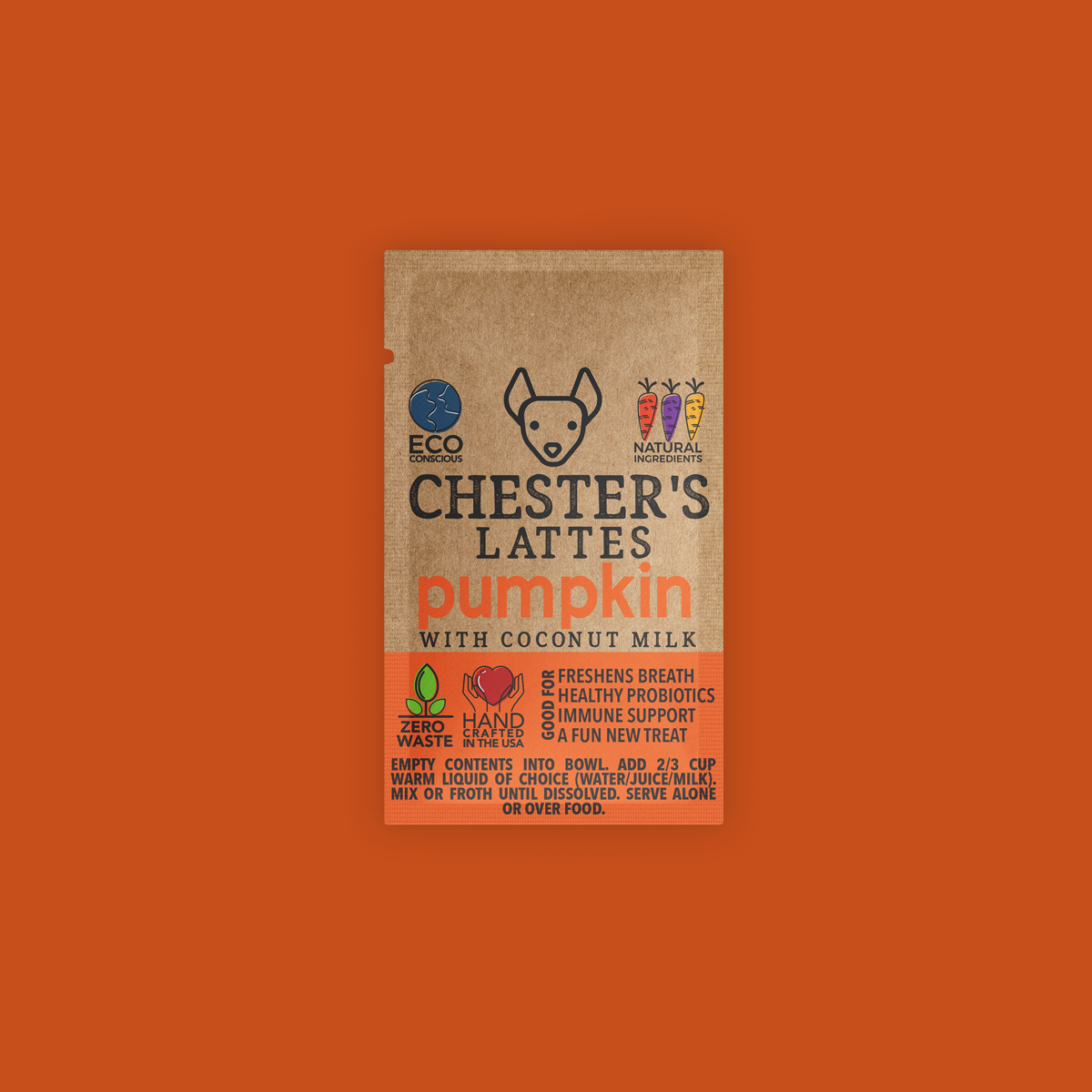 Chester's Pumpkin Latte Probiotics