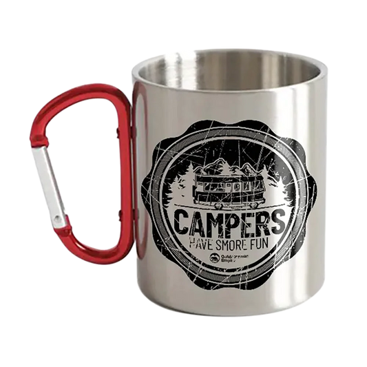 Camping Seal Carabiner Mug 12oz