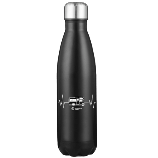 Camping Cardiogram Stainless Steel Water Bottle