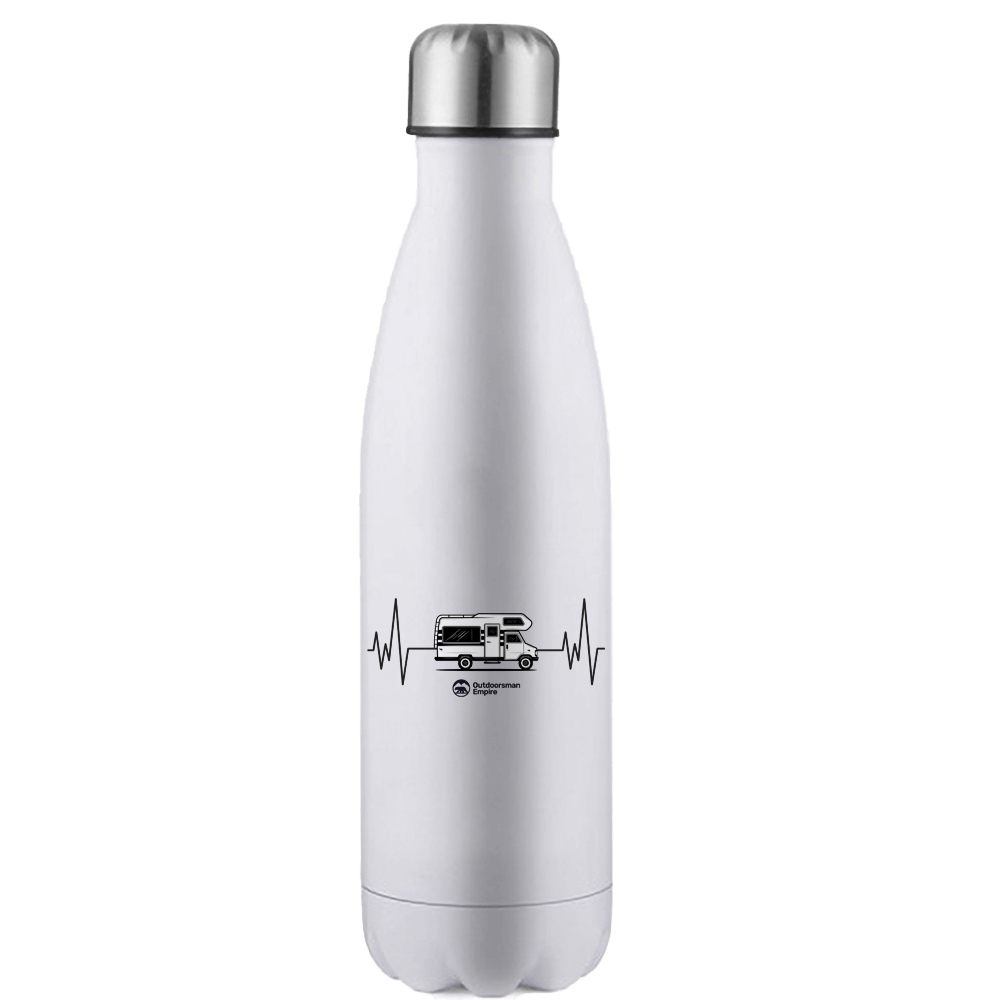 Camping Cardiogram Stainless Steel Water Bottle