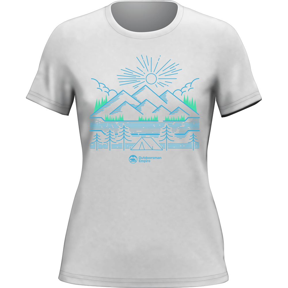 Camping Lines T-Shirt for Women