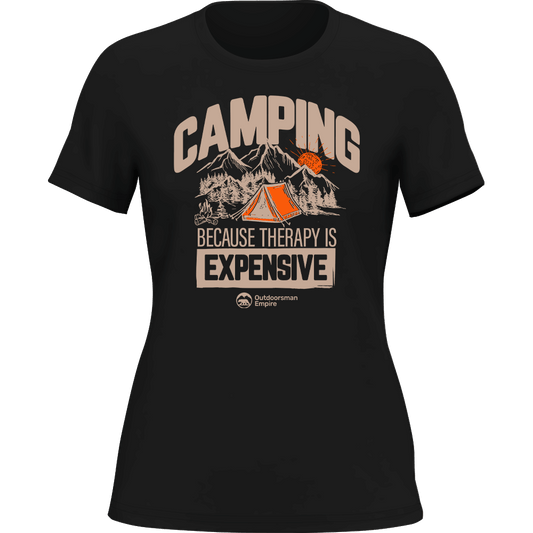 Camping No Expensive T-Shirt for Women