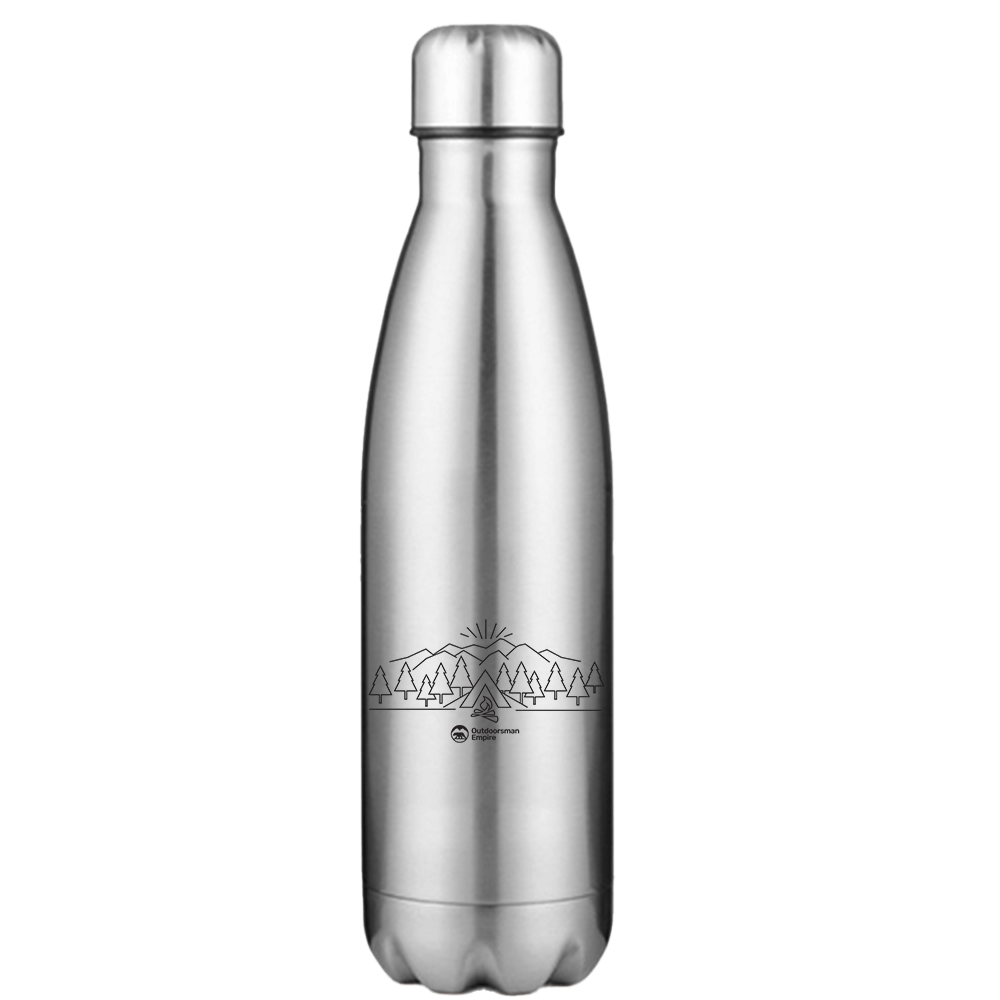 Camping Triangles Stainless Steel Water Bottle