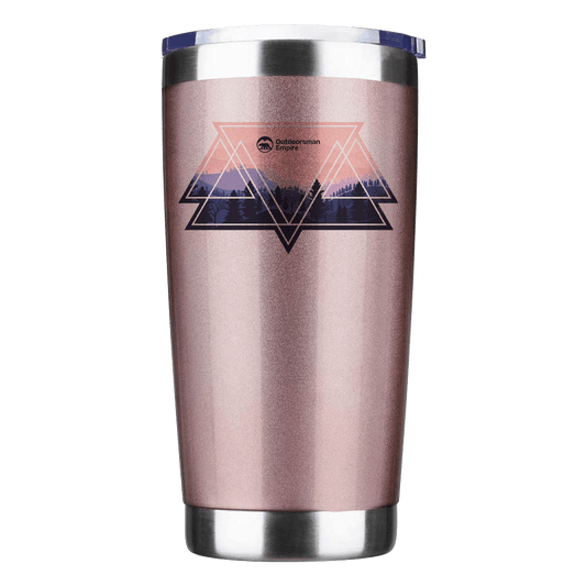 Camping Triangles Insulated Vacuum Sealed Tumbler