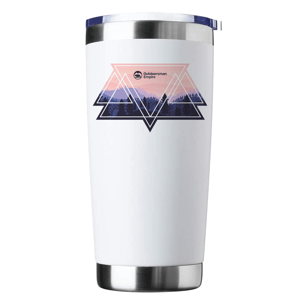 Camping Triangles Insulated Vacuum Sealed Tumbler