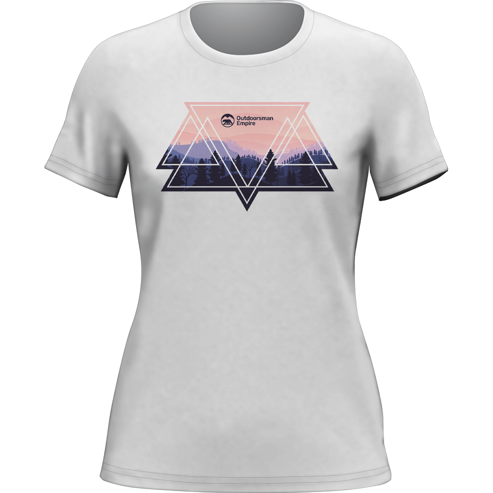 Camping Triangles T-Shirt for Women