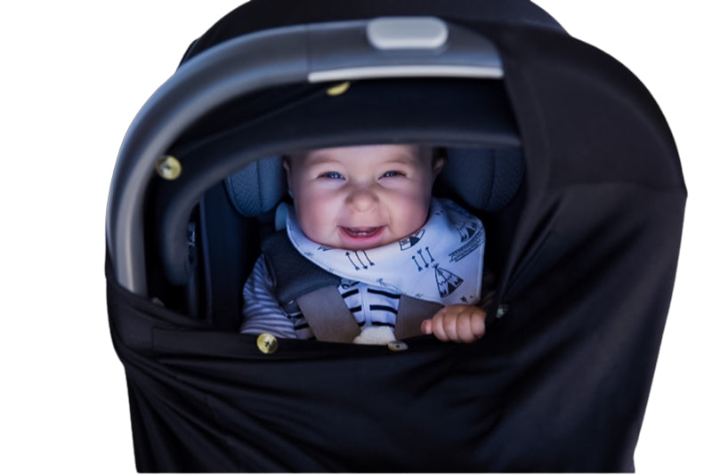 Snuggle Shield® LUXE Protection™ Multi-Use Air Filtering Infant Cover Black