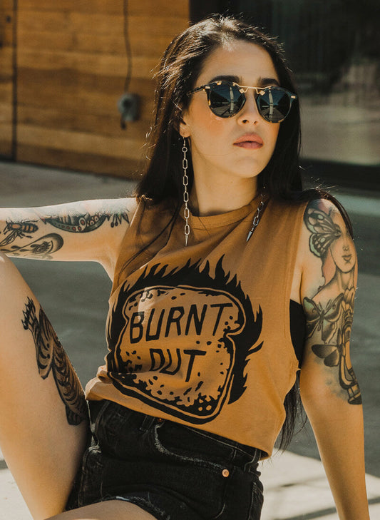 Burnt Out Muscle Tee