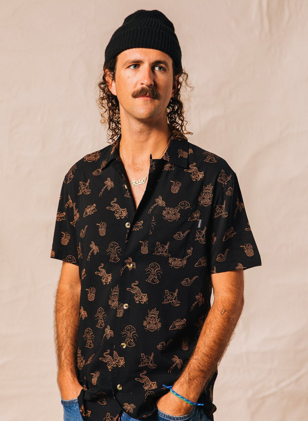 Spicy Noods Button-Up